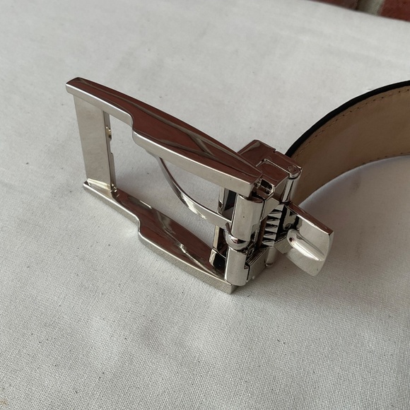 NEW Mario Hernandez Leather Belt Logo Buckle Size S Handcrafted in Colo… - Picture 11 of 16